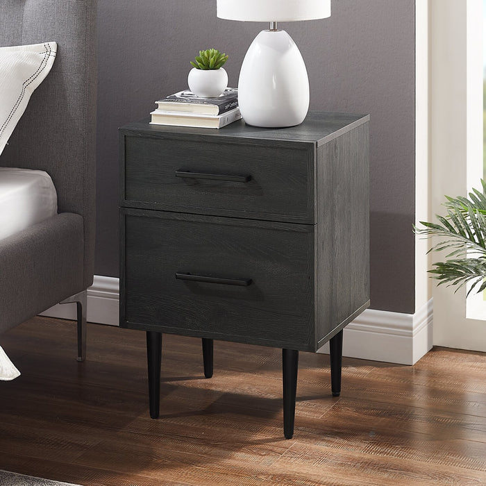 Brax Nightstand - Black Oak