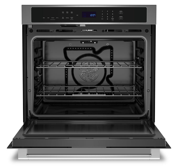 Maytag 27\" 4.3 Cu. Ft. Electric Single Wall Oven with True Convection - Fingerprint Resistant Stainl… 