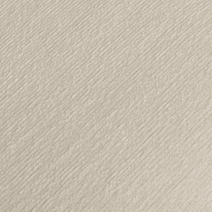 Rio 34.5\" Ivory White Chenille Fabric Swivel Accent Chair with Reversible Seat Cushion