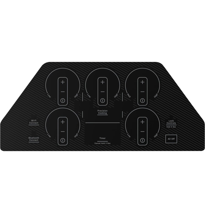 Profile 36\" 5-Element Induction Cooktop - Black - PHP7036DTBB 