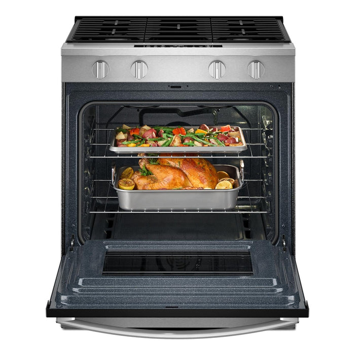 Whirlpool 30\" 5.0 Cu. Ft. Gas Smart Range with Air Cooking - WSGS4530TZ