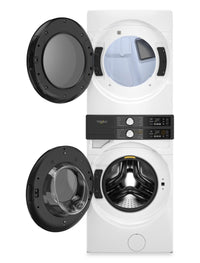 Whirlpool Front-Load Laundry Tower with 5.2 Cu. Ft. Washer and 7.4 Cu. Ft. Electric Dryer - White - YWEF5727TW 