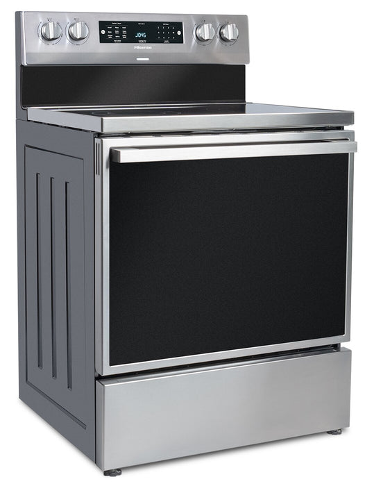 Hisense 30\" 5.8 Cu. Ft. 5-Element Electric Range with True Convection - Stainless Steel - HBE3502CAS