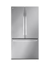LG 36\" 27 Cu. Ft. French-Door Counter-Depth MAX™ Refrigerator - Smudge Proof Stainless Steel - LRFLC… 