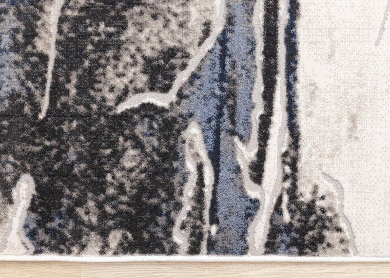 Linnie Blue Grey Area Rug - 7'10\" x 10'6\"