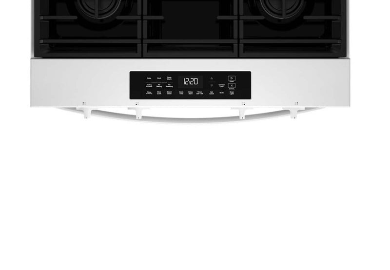 Whirlpool 30\" 5.0 Cu. Ft. Gas Smart Range with Air Cooking - White - WSGS4530TZ