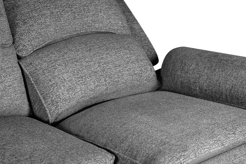 Chandler 82\" Chenille Fabric Power Reclining Sofa - Grey 