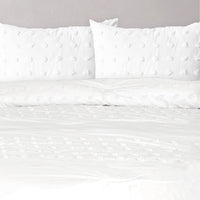Rowan 3-Piece King Comforter Set - White 