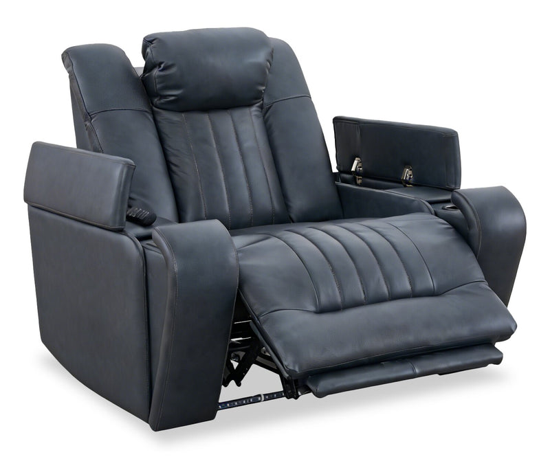 Diesel 48\" Power Reclining Massage Chair with Sound System – Black 