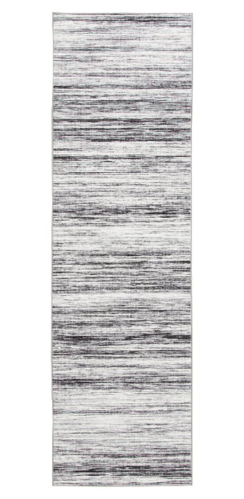 Ceren Grey Washable Runner Area Rug - 2’ x 7’