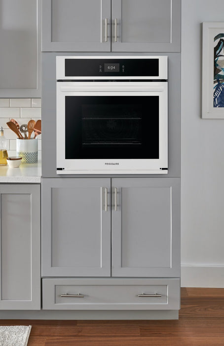 Frigidaire 27\" 3.8 Cu. Ft. Electric Single Wall Oven with Fan Convection - White - FCWS2727AW 