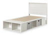 Everley Twin Storage Bed - White