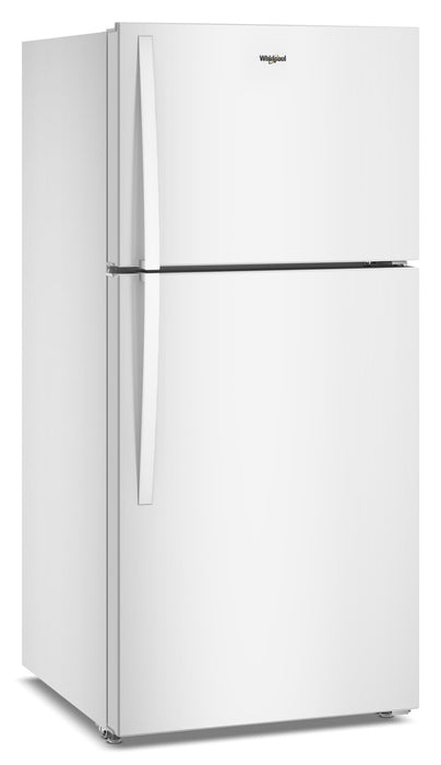 Whirlpool 29.5\" 19 Cu. Ft. Top Freezer Refrigerator with Total Coverage Cooling – White - WRTX7419SW