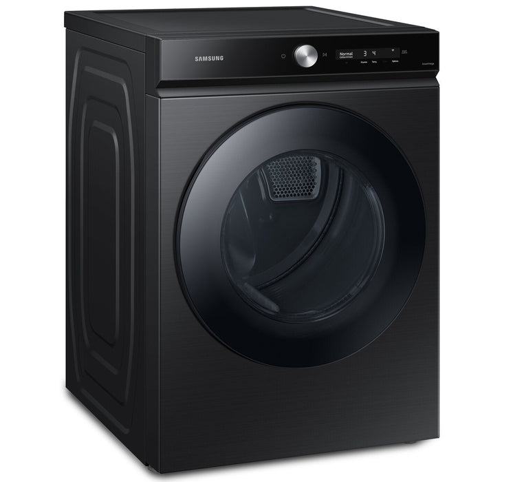 Samsung 7.6 Cu. Ft. Electric Dryer with Steam - Black Stainless Steel - Stackable - DVE53BB8700VAC 