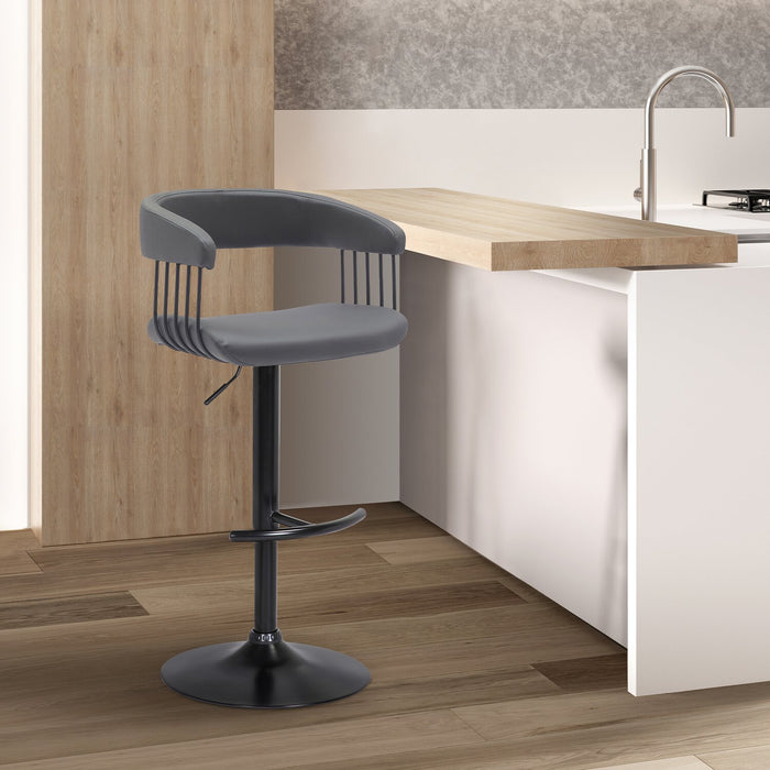 Java Adjustable Swivel Bar Stool