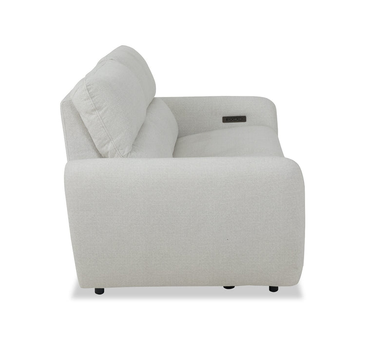 Cindy Crawford Home Kaia 54\" Fabric Power Reclining Chair with Power Headrest - Beige 