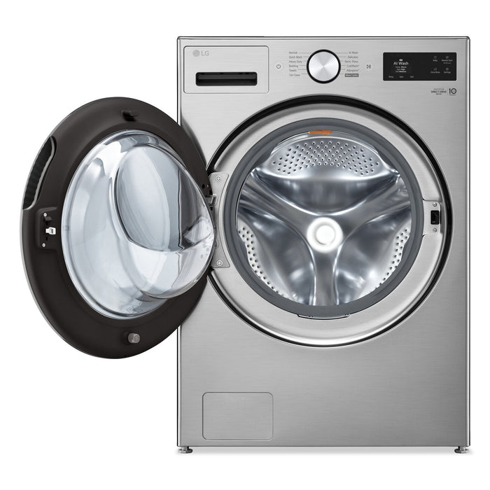 LG 5.2 Cu. Ft. Smart Front-Load High-Efficiency Steam Washer - Graphite Steel - WM5800HVA