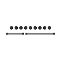 Thor Kitchen Handle and Knob Set for 48” Range in Black - CKA-RG48-BLK 