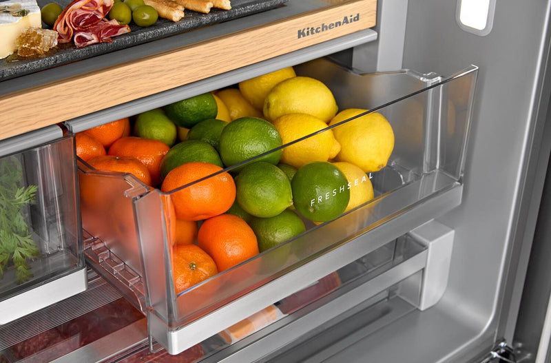 KitchenAid 30 Cu. Ft. French Door Refrigerator - PrintShield Stainless Steel - KRFF436SPS