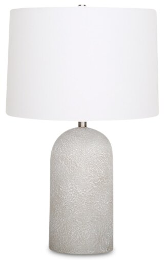 Kort & Co. Hazel 23.5\" Grey Ceramic Table Lamp