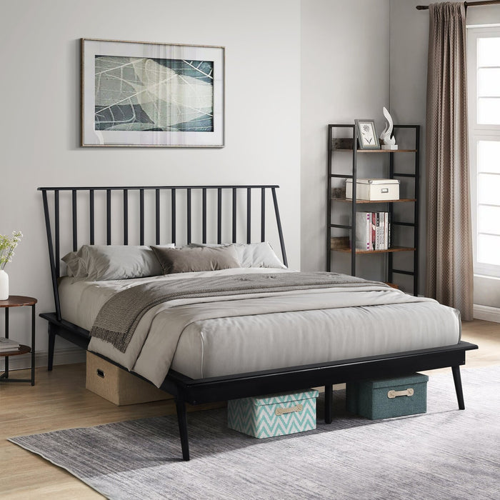 Milan Queen Bed - Black 