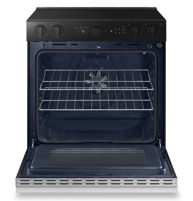 Samsung Bespoke 6.3 Cu. Ft. Smart Electric Range with Air Fry and Air Sous Vide - NSE6DG8500SRAC