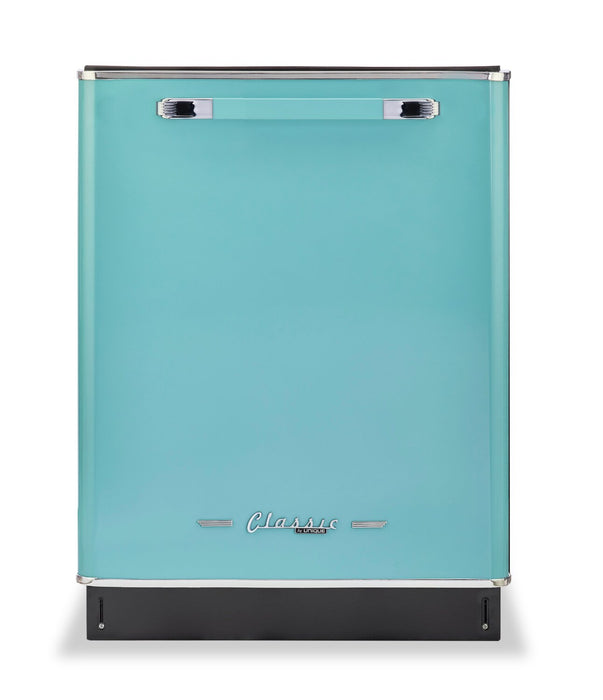 Classic Retro by Unique 24\" 45 dBA Top-Control Dishwasher - Ocean Mist Turquoise - UGP-24CR DW T