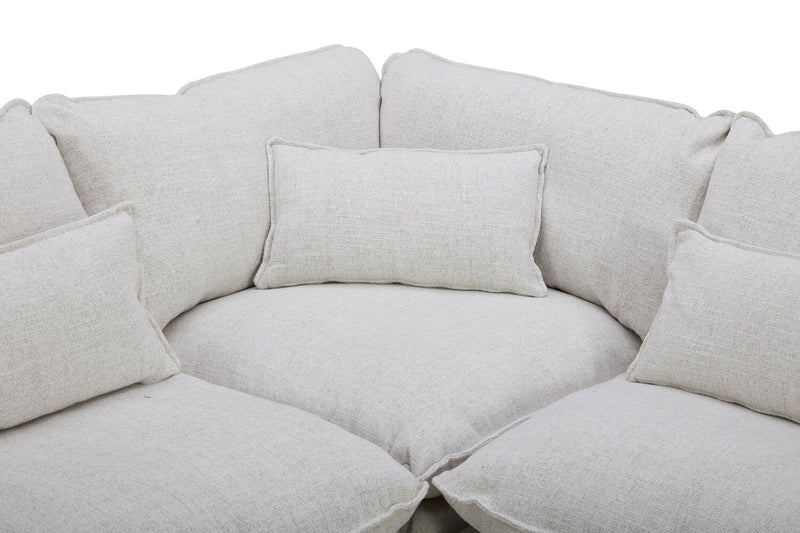 Monaco 5-Piece Sectional - Wheat
