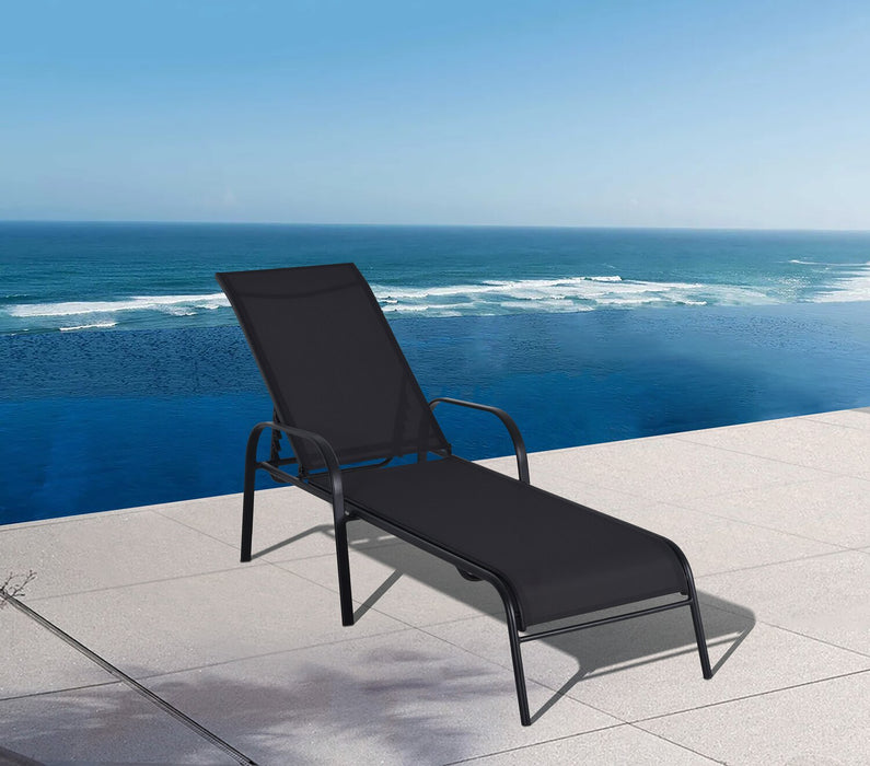 Tuscany Patio Lounger - Black