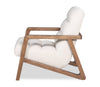 Cove 28\" Chenille Fabric Accent Chair – Taupe 