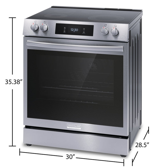 Frigidaire Gallery 6.2 Cu. Ft. Electric Range With Total Convection and Air Fry - Smudge-Proof® Stai… 