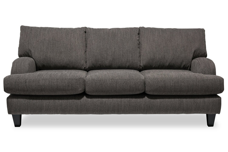 Nofia Chenille Sofa - Charcoal 