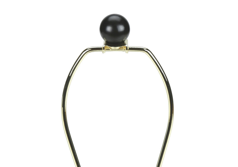 23\" Black Rattan Table Lamp
