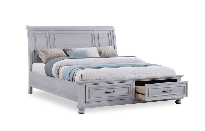 Kylie King Sleigh Storage Bed