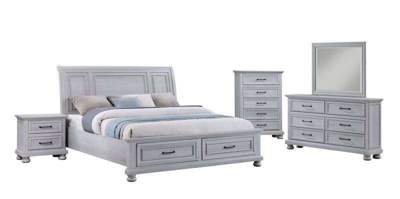 Kylie King Sleigh Storage Bed