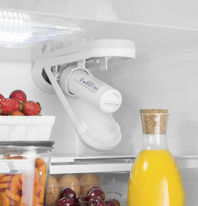 GE 33\" 24.7 Cu. Ft. French-Door Refrigerator – Fingerprint Stainless Steel - GNE25JYKFS