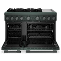 KitchenAid 6.3 Cu. Ft. 6 Burner Dual Fuel Range with Griddle – Juniper - KFDD948SJP 