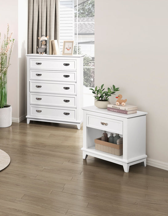 Quinn Nightstand - White