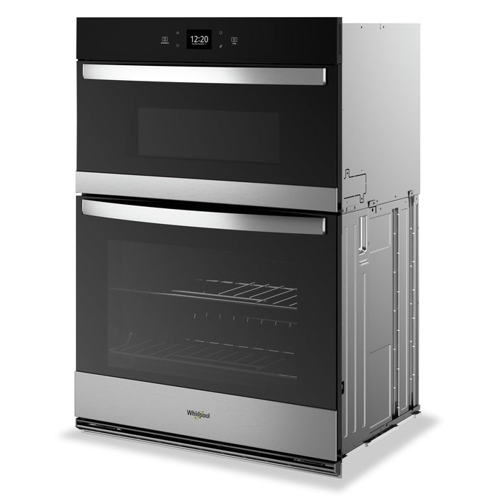 Whirlpool 27\" 5.7 Cu. Ft. Electric Combination Wall Oven with Air Fry - Fingerprint Resistant Stainl… 