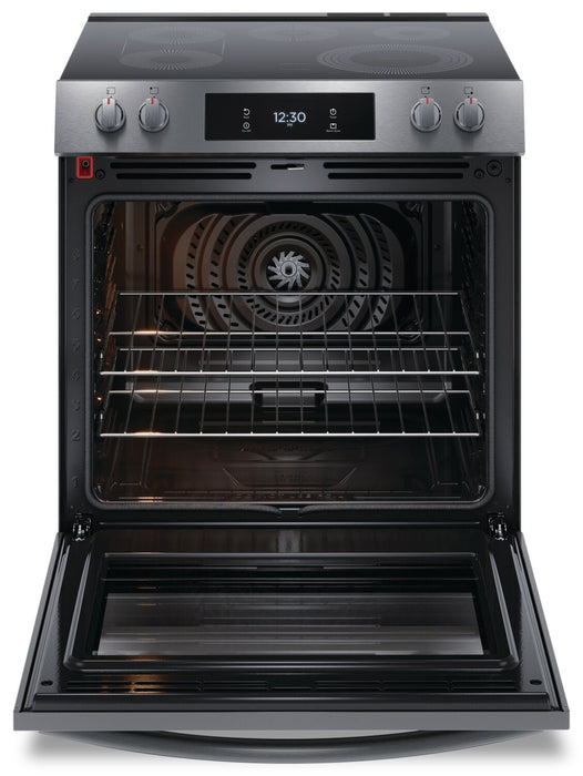 Frigidaire Gallery 6.2 Cu. Ft. Electric Range With Total Convection and Air Fry - Smudge-Proof® Blac… 