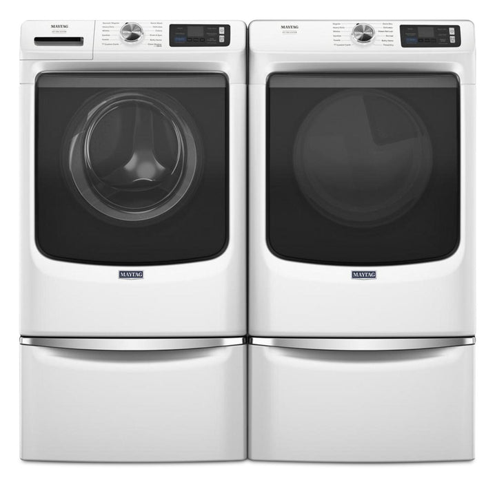 Maytag 5.8 Cu. Ft. Pet Pro Smart Front-Load Washer and 7.4 Cu. Ft. Gas Dryer - White