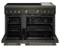 KitchenAid 6.3 Cu. Ft. Induction Freestanding Range with Griddle – Black Ore - KFID948SBE 