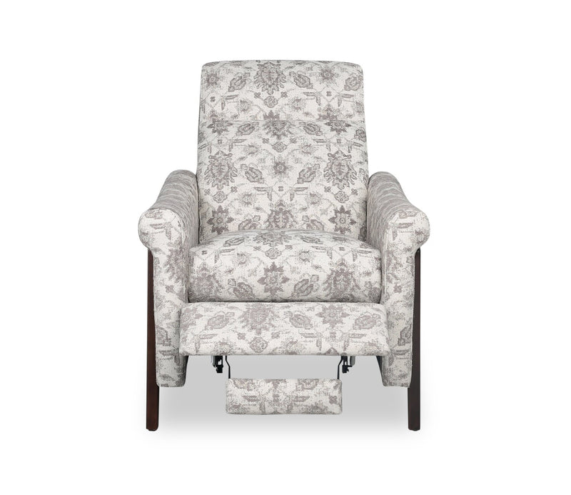 Mallie 32\" Limbu Slate Multicolour Chenille Fabric Pushback Reclining Chair