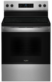 Whirlpool 5.3 Cu. Ft. Electric Range with Self-Clean - Stainless Steel - YWFES3530RS