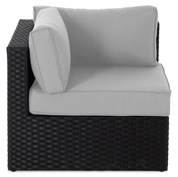 Barbados Patio Corner Chair – Grey