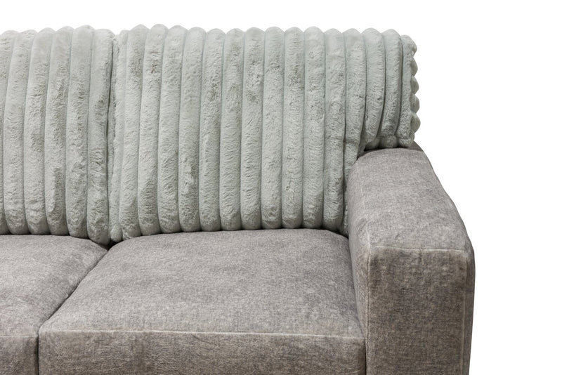 Koda 2-Piece Chenille Left-Facing Sectional - Plush Paloma