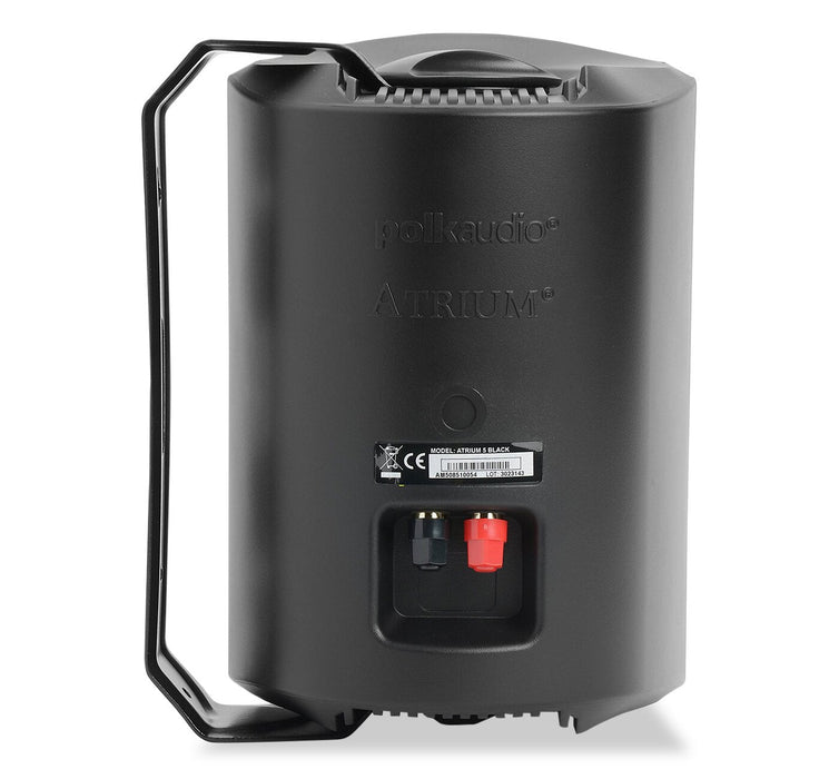 Polk Audio Atrium 5 Black Outdoor Loudspeakers with 5\" Drivers – AM5085 