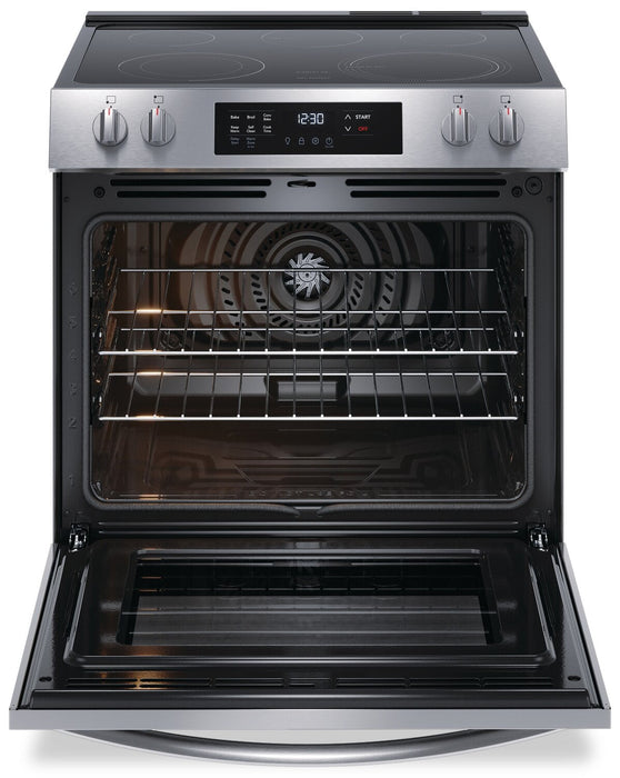 Frigidaire 5.3 Cu. Ft. Electric Range With EvenTemp™ Element and Convection Bake - Stainless Steel -… 