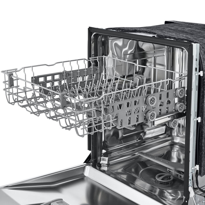 LG 24\" 52 dBA Built-In Front-Control Dishwasher with Dynamic Dry - White - LDFC2423W 