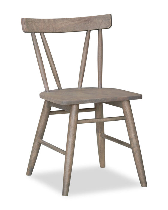Remi 5-Piece Slatback Dining Package - Brown